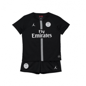 Fotbalový Dres Paris Saint-Germain Jodan Černá Dětské Alternativní 2018/19
